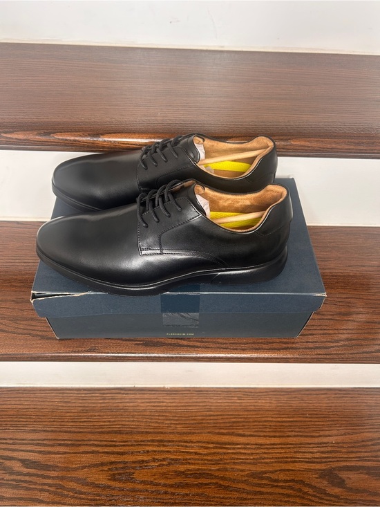 Men’s Florsheim Cosimo Plain Toe Oxford Comforted , Black, 9 1/2 M